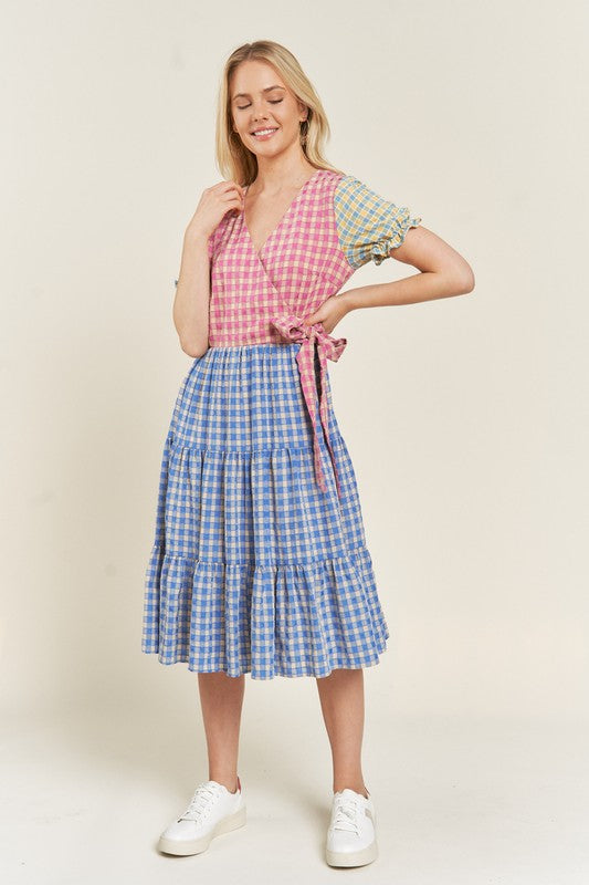 Stilla | Gingham Kjole