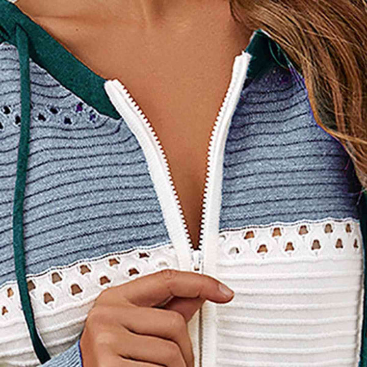 Stilla | Blok Snorehætte Sweater