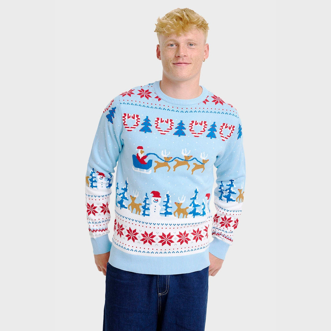 Stilla | Christmas Wonderland Jule-sweater herre