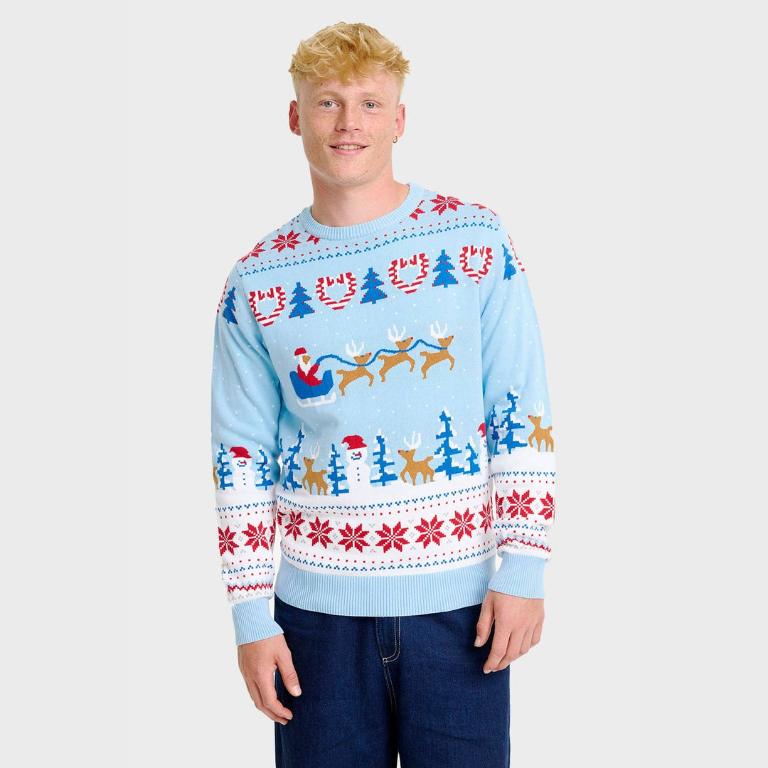 Stilla | Christmas Wonderland Jule-sweater herre