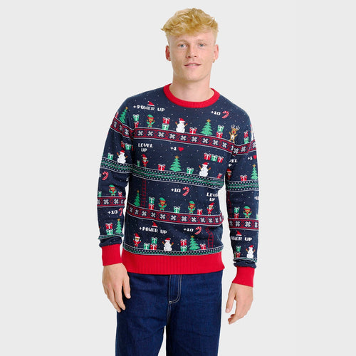 Stilla | Vintage Gaming Jule Sweatshirt Herre