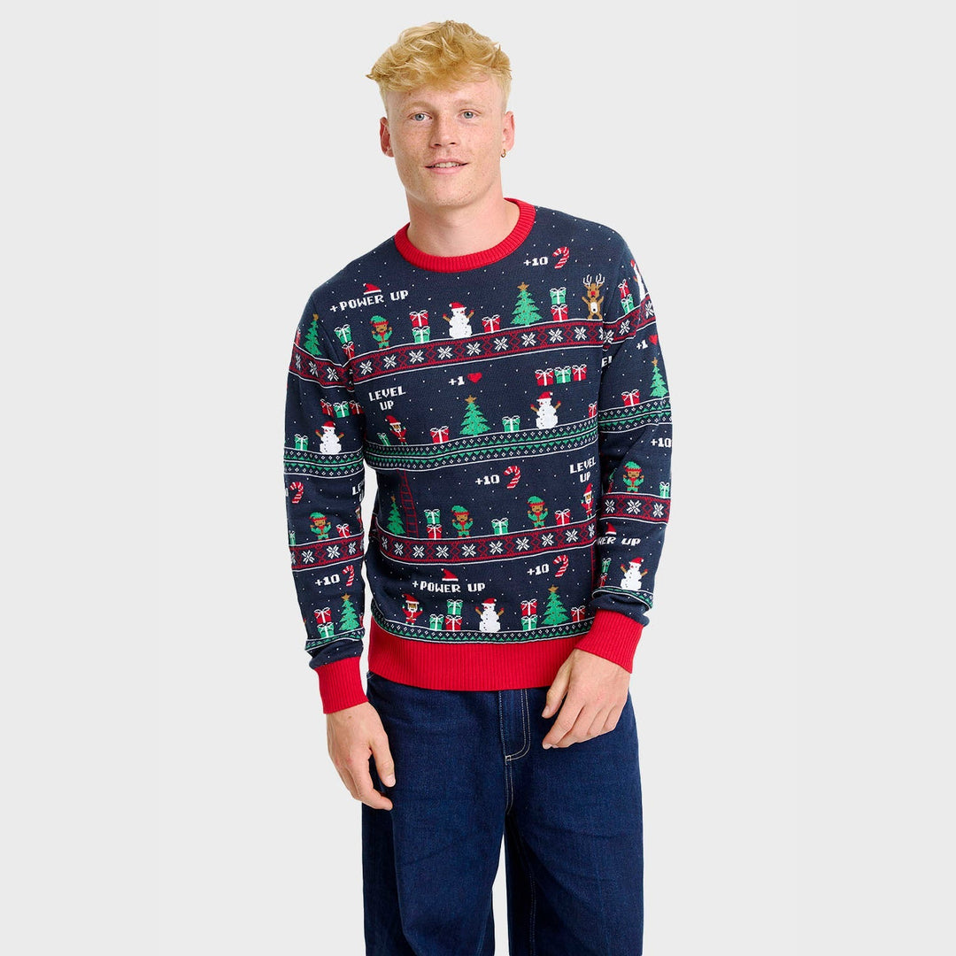 Stilla | Vintage Gaming Jule Sweatshirt Herre