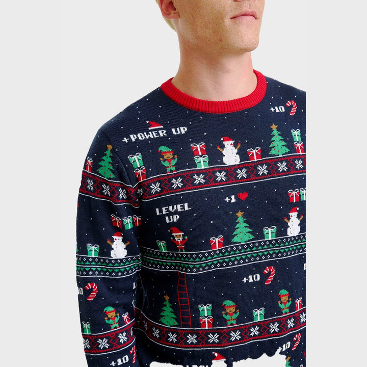 Stilla | Vintage Gaming Jule Sweatshirt Herre