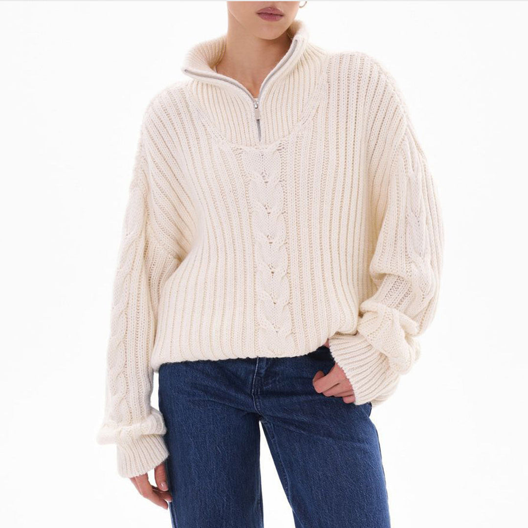 Stilla | Half Zip Langærmet Sweater