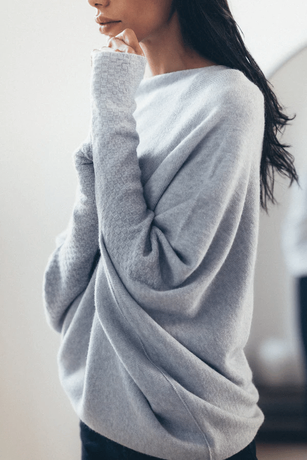 Stilla | Elegant pullover med skulderfri ærmer til damer