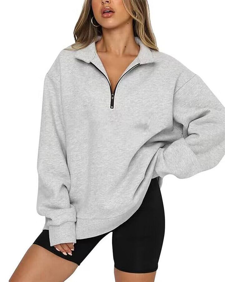 Stilla | Sweatshirt med Krave til Kvinder