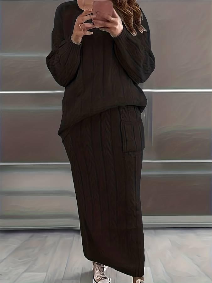Stilla | Chic Fashion Twist Sweater-Sæt