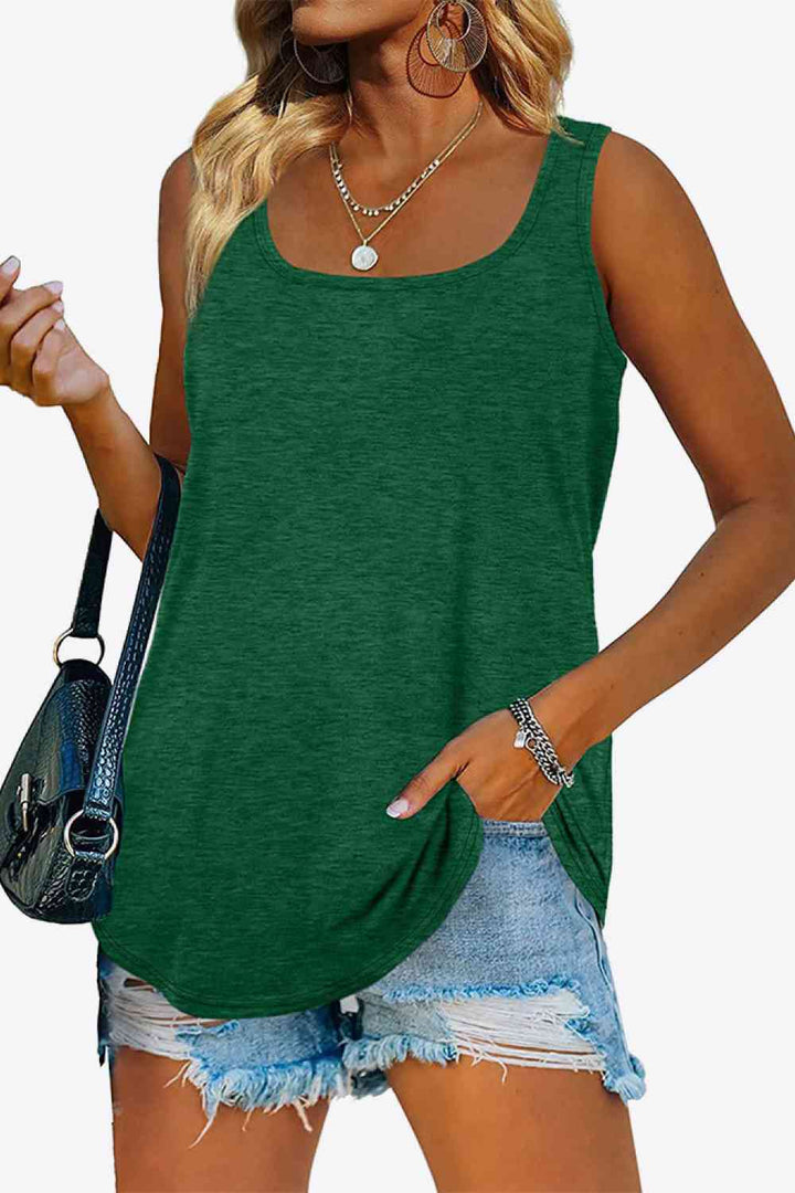 Stilla | Hem Square Neck Tank