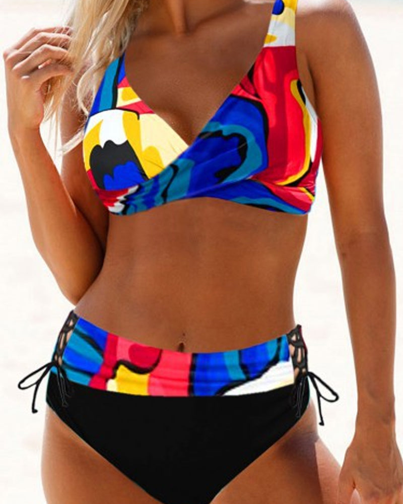Skovae | Stribet Bikini
