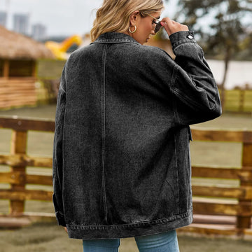 Stilla | Denimcharm Klassisk Vintage Denim Jakke til Dame