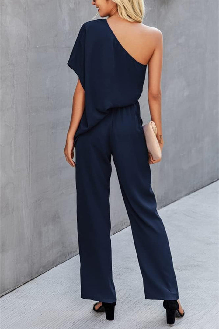Stilla | Skulder Kort Ærme Jumpsuit