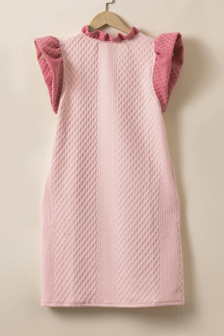 Stilla | V-hals cap sleeve mini kjole