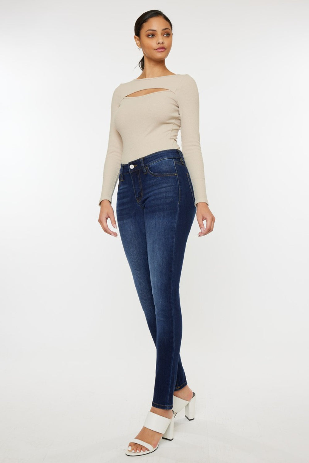 Stilla | Medium Høj Gradient Skinny Jeans