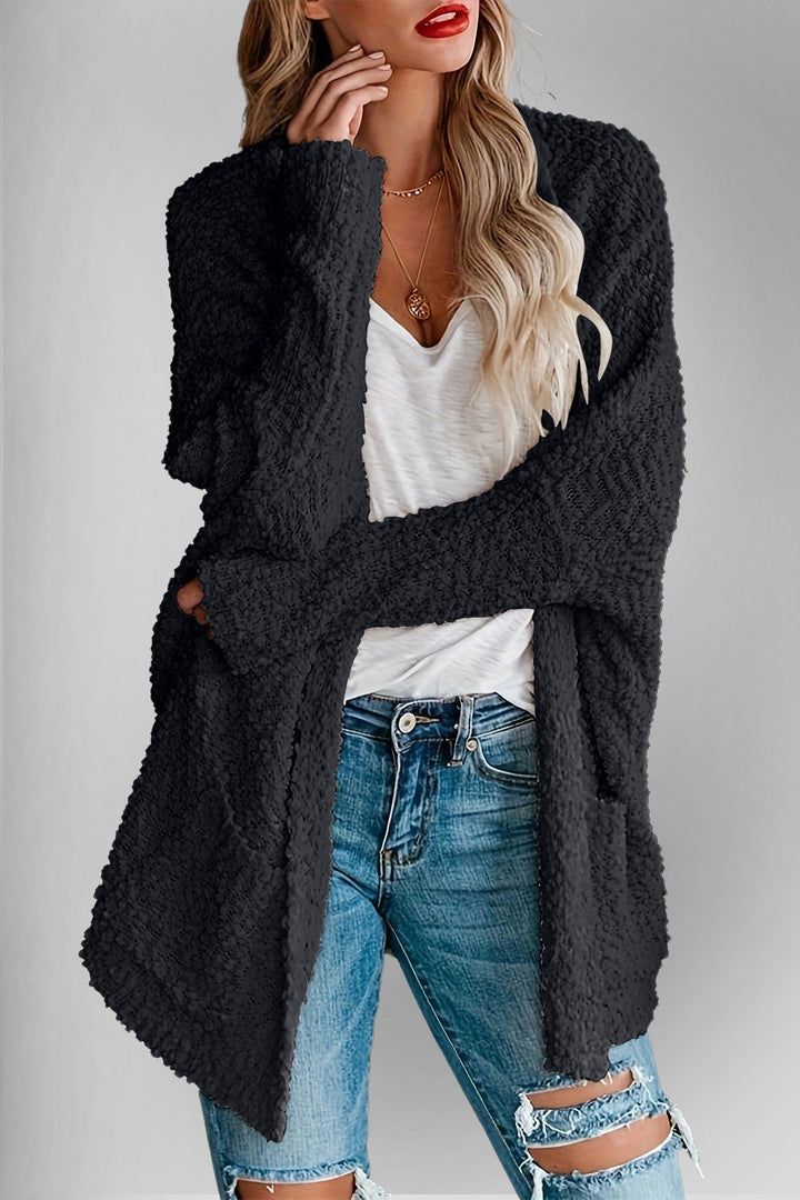 Stilla | Tag Lomme Åben Front Langærmet Cardigan