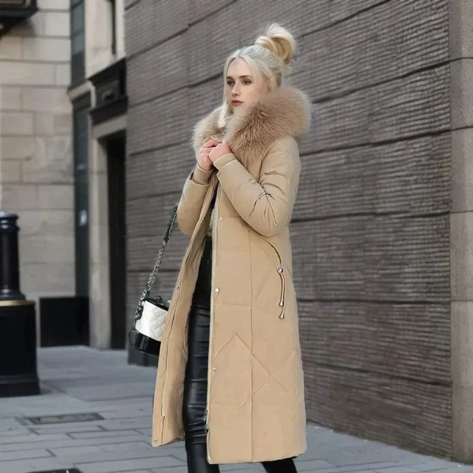 Stilla | Pels Trenchcoat Hvid Smart og Varm