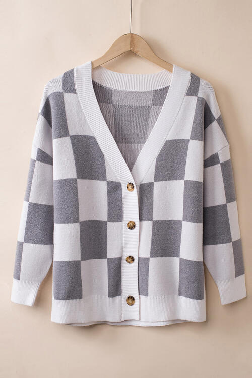 Stilla | Knap-op Dropped Shoulder Cardigan