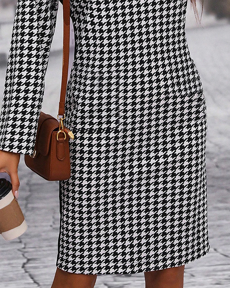 Stilla | Patchwork Hahnentritkjole