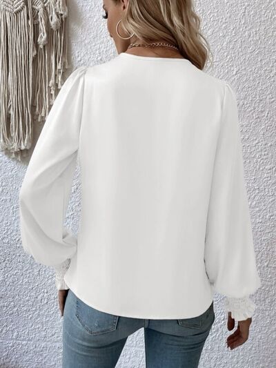 Stilla | Vaffel-strikket Bluse