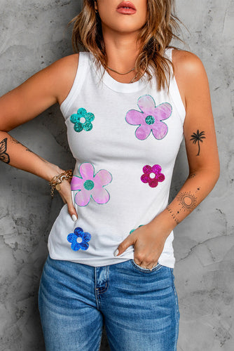 Stilla | Blomst Rund Hals Tank