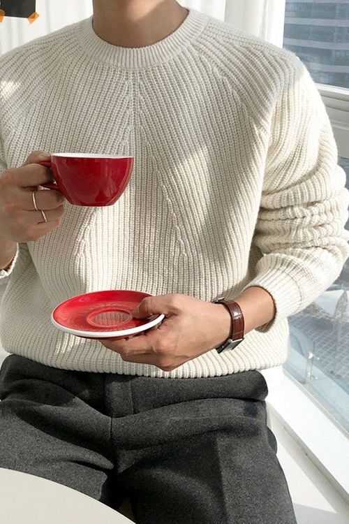 Stilla | Elegant Ribbet Pullover til Mænd