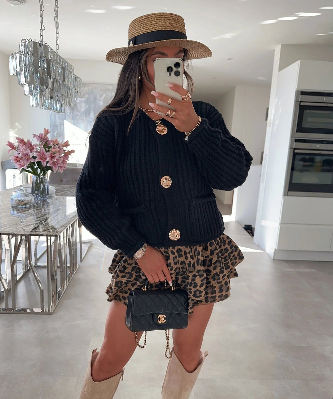 Stilla | Cozy Chic Kvinders Cardigan med Knapper og Lommer