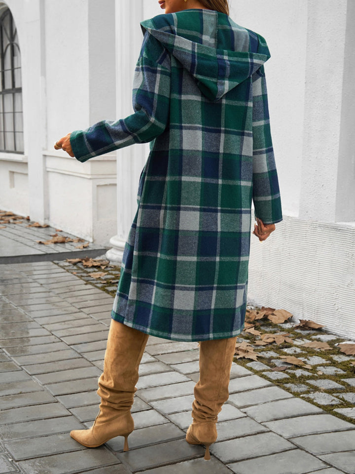 Stilla | Ternet Langærmet Hættetrøje Coat