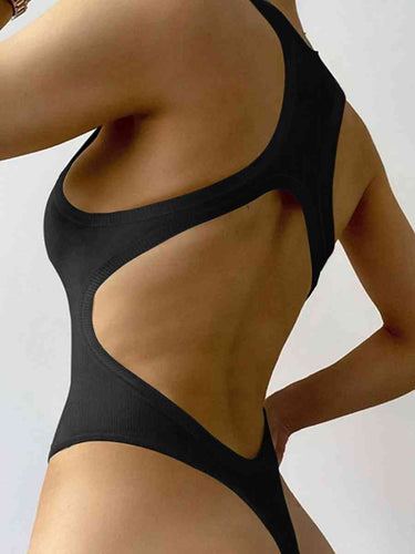 Stilla | Hals Åben Ryg Ribbet Ærmeløs Bodysuit