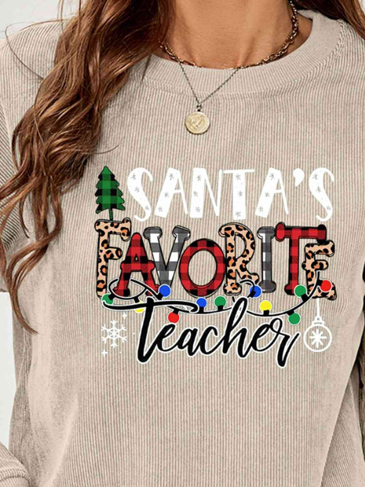 Stilla | Favorit Lærer Grafisk Sweatshirt