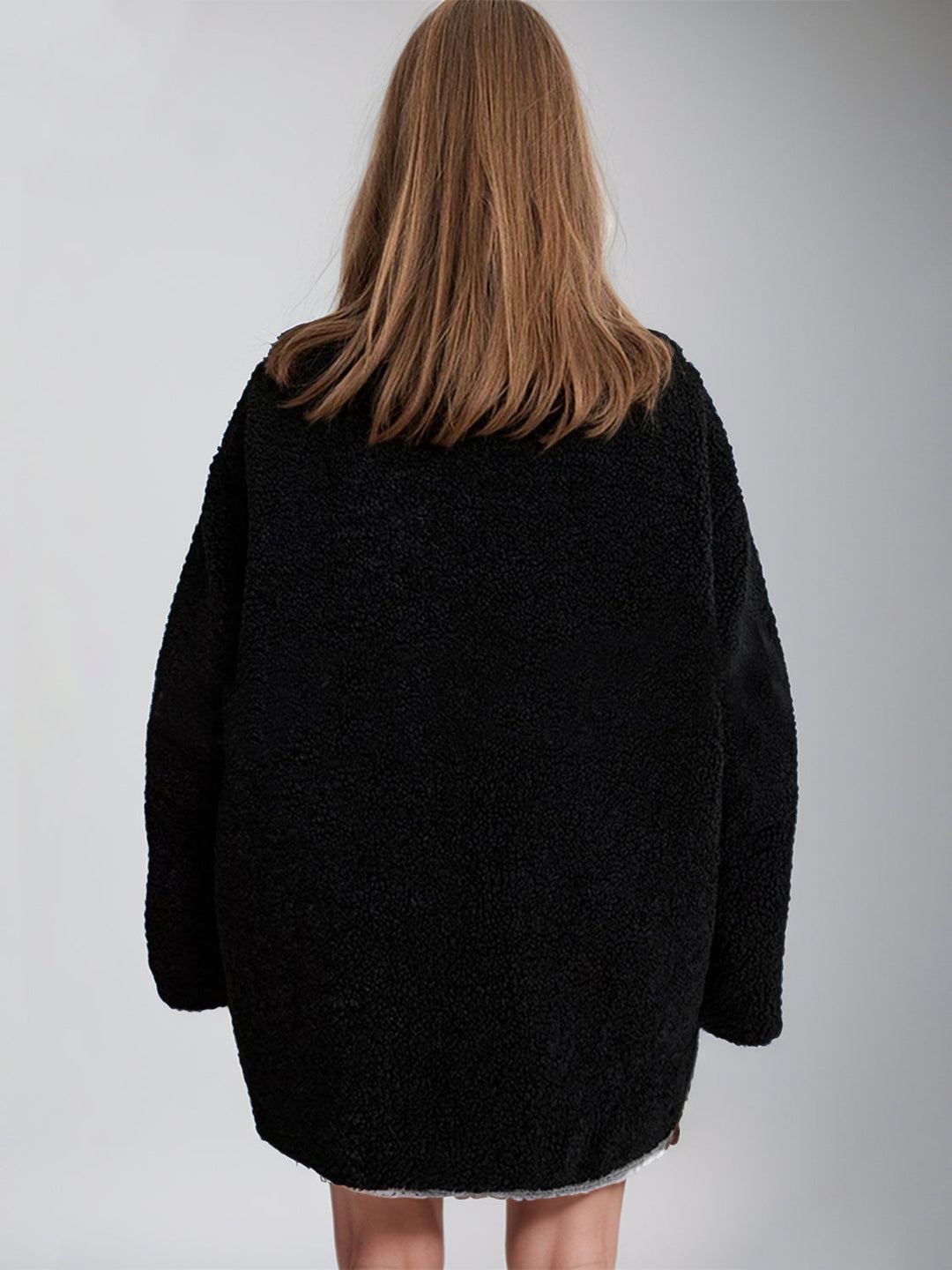 Stilla | Up Turtleneck Langærmet Plush Jakke
