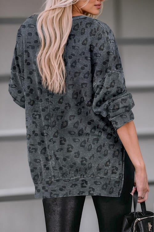Stilla | Halv Snap Slits Sweatshirt