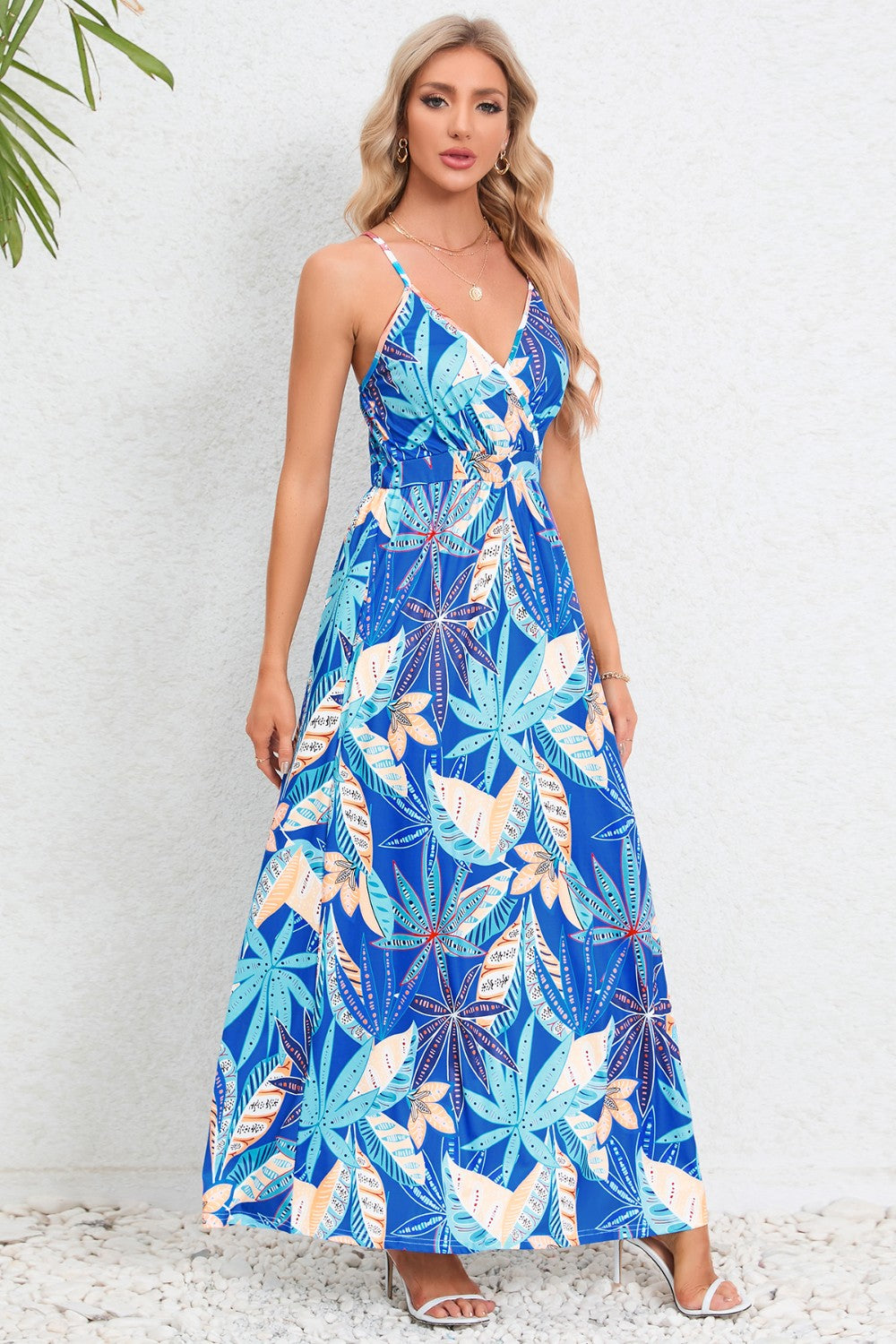 Stilla | Surplice Maxi Cami Kjole