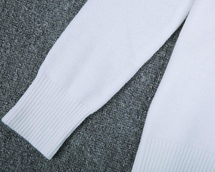 Stilla | Sweatshirt Med Lynlås Blå Himler Chevron
