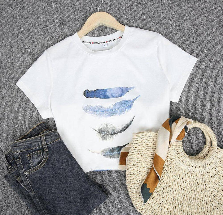 Skovae | Feder Kortærmet T-shirt