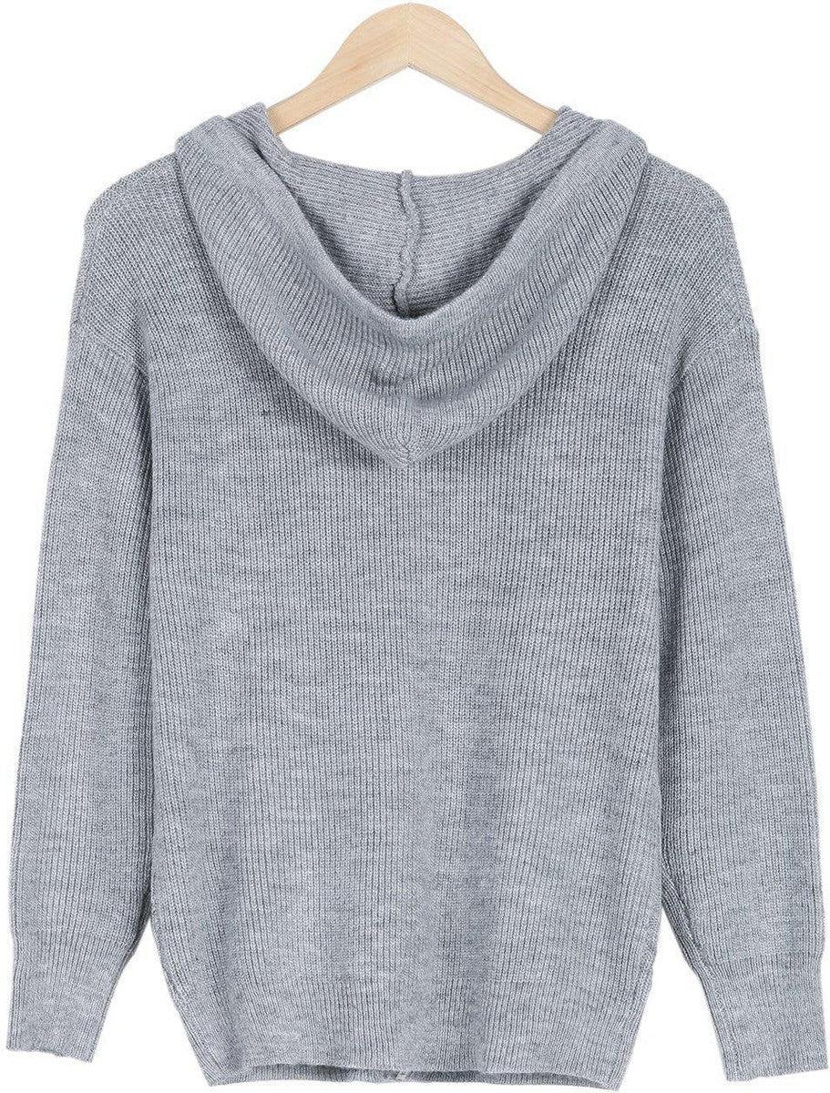 Stilla | Sweatshirt med hætte, sidelommer og lynlås foran