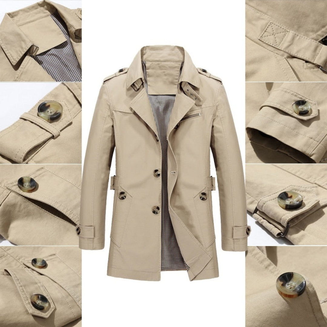 Stilla | Herre Trenchcoat