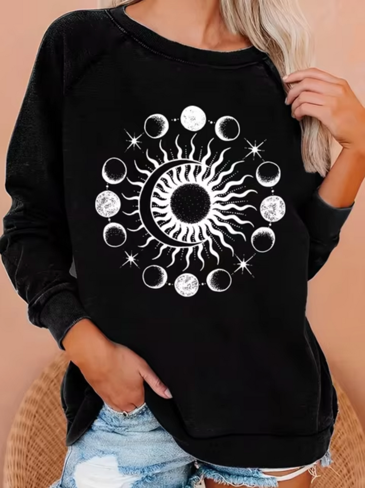 Stilla | Elegant og Læder Pullover