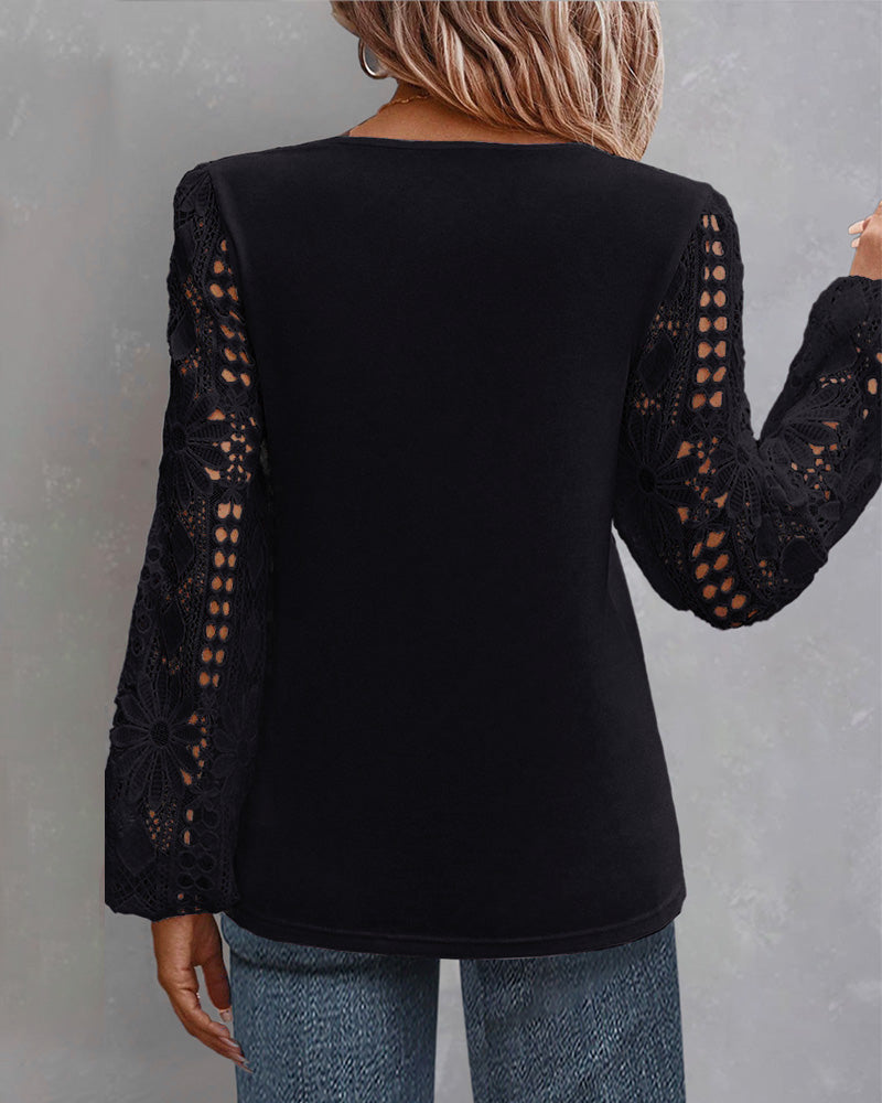 Stilla | Bluse med spids