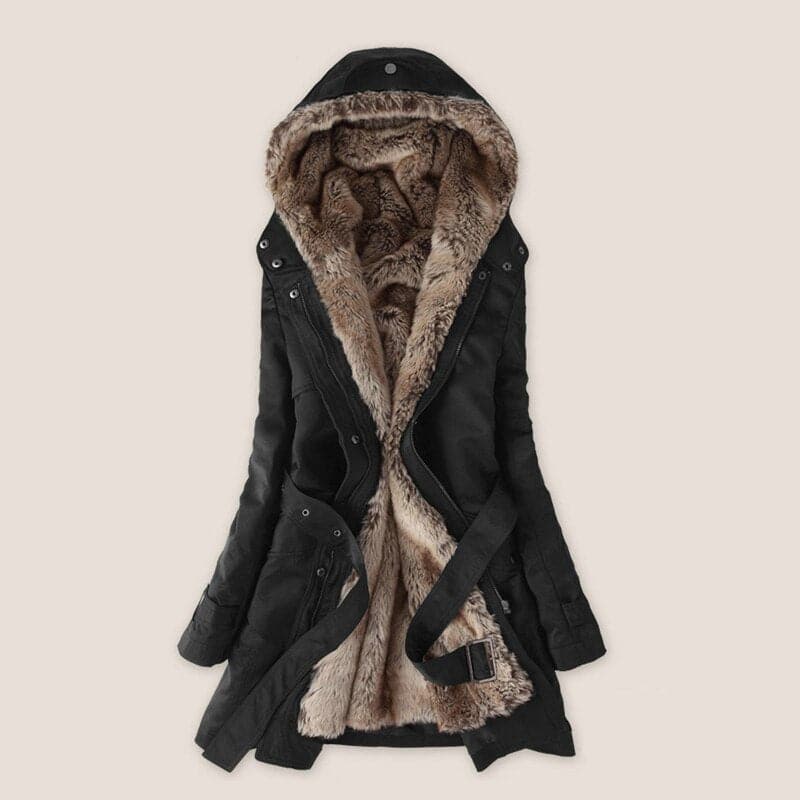 Stilla | Künstpelsforet Parka Hue Mid Lår Parka