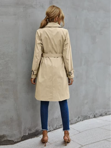 Stilla | Casual lang trenchcoat - Stilfuld & Varm