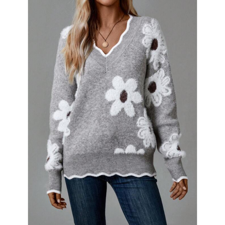 Stilla | Grå sweater til damer