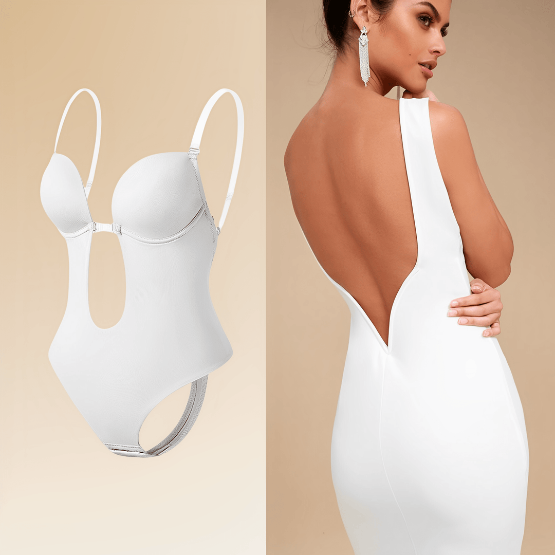 Skovae | Sømløs bodystocking shapewear uden rygstykke til damer