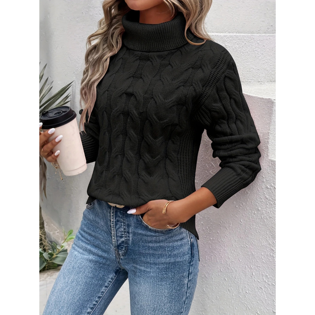 Stilla | Klassisk Elegant Polo Sweater