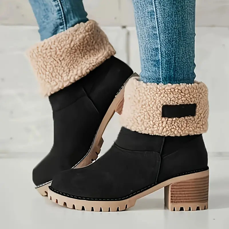 Stilla FORESTED WINTER PLATFORM ANKLE BOOT