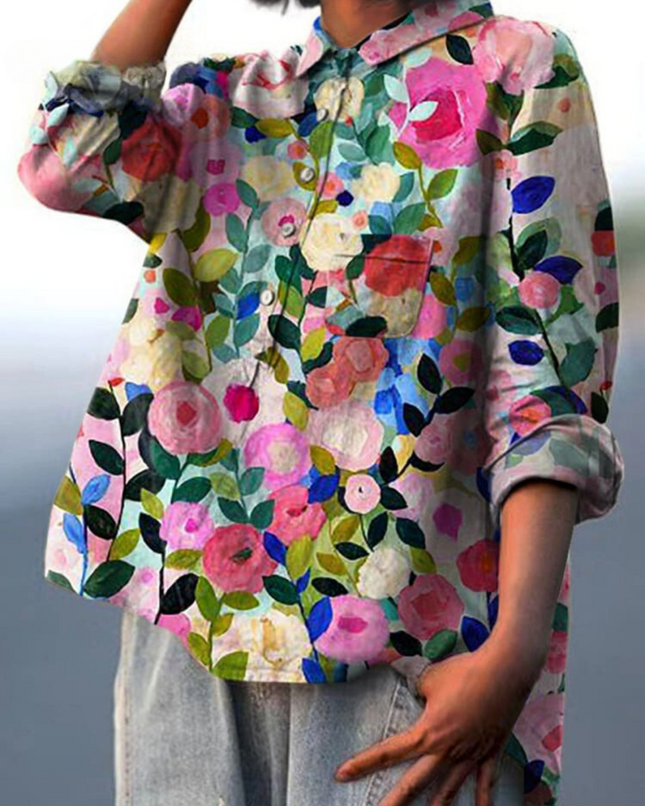 Stilla | Bluse med Blomsterprint