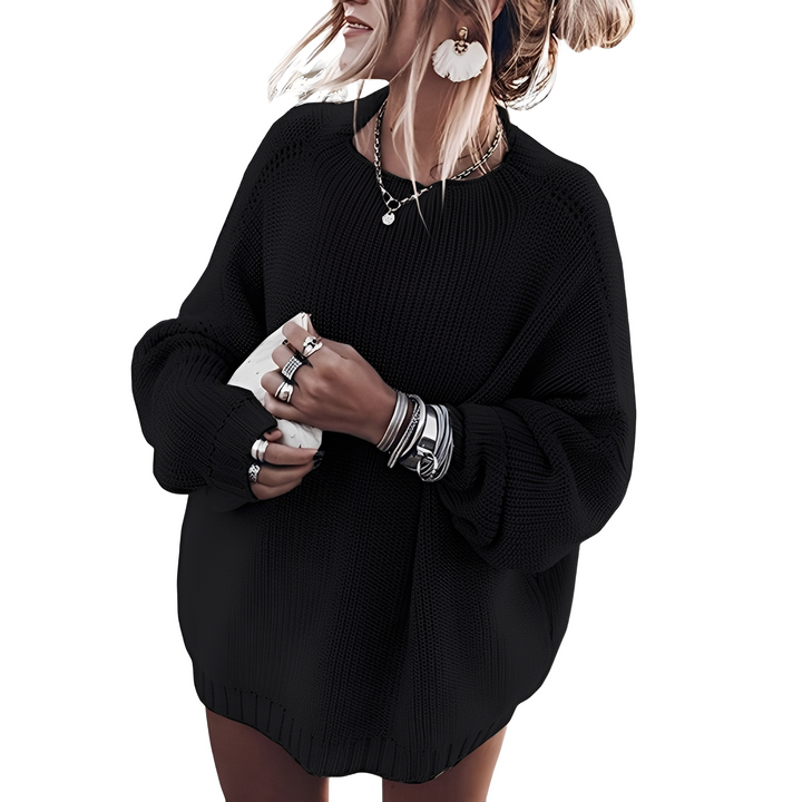 Stilla | Dame Sweater I Bred Grovstrik-Design
