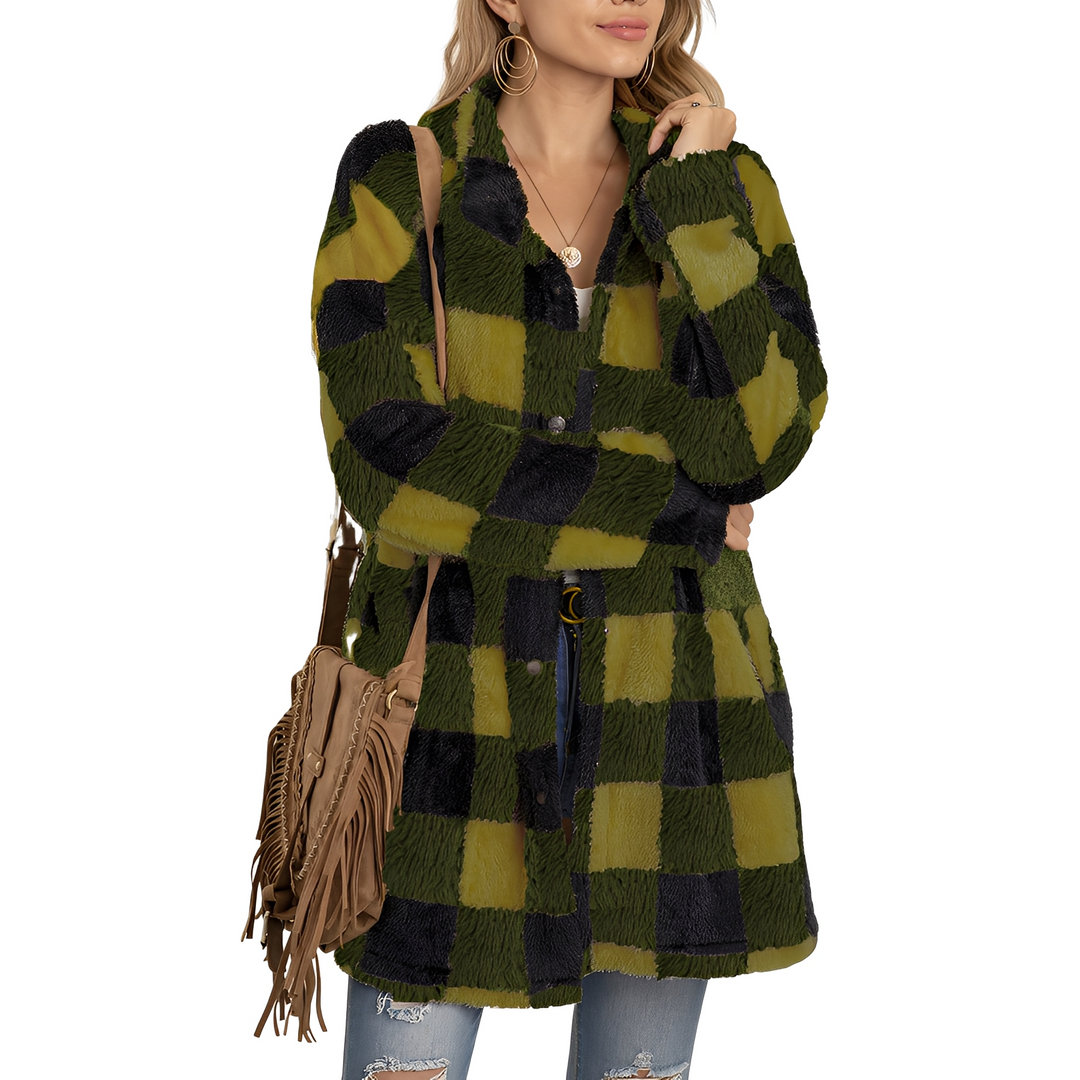 Stilla | Stilfuld Lang Dame-Karojakke