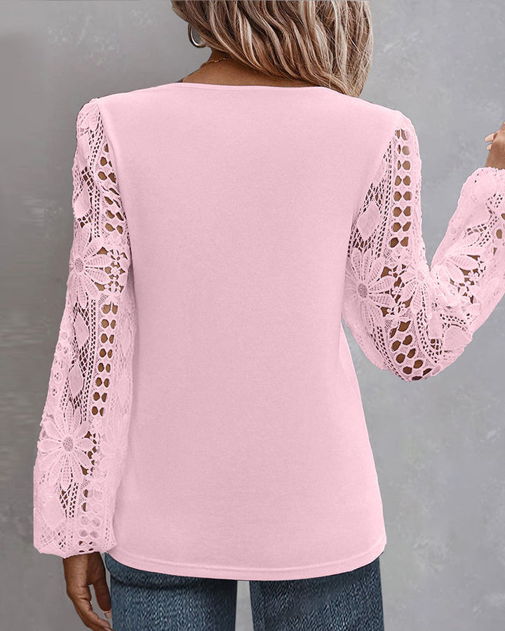 Stilla | Bluse med spids