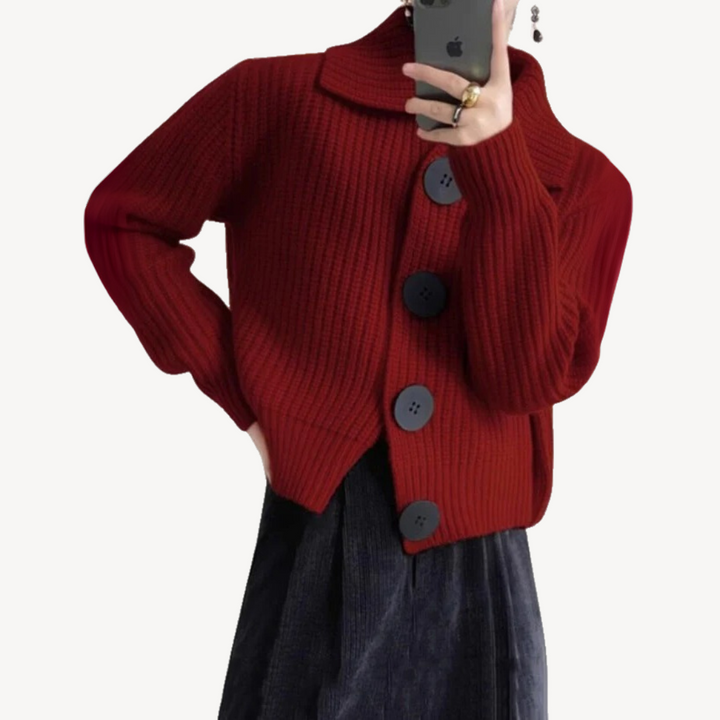 Stilla | Dame Strik-Peter-Pan-Krave Cardigan