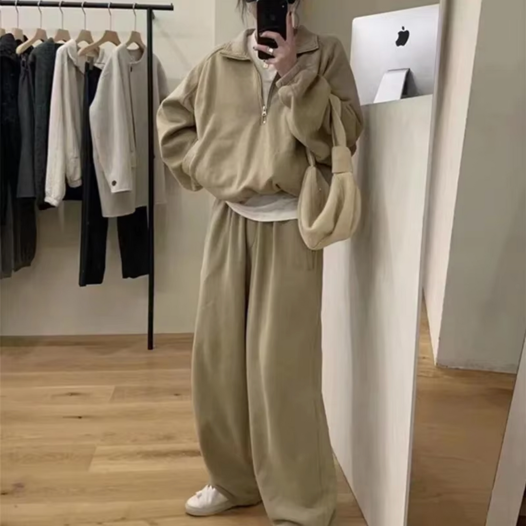 Stilla | Elegant Sweatshirt og Bukser Sæt