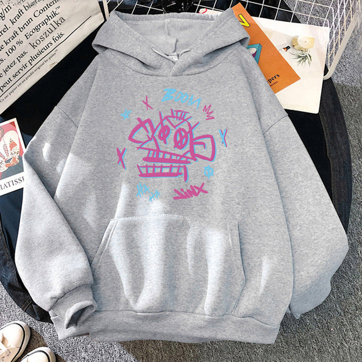Stilla | Arcane Hoodie stil Harajuku Jinx i Ekko